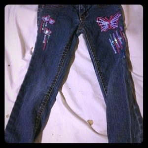 Hanna Montana girls toddler jeans size 4t